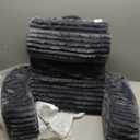 ENITYA 19 Back Pillow for Bed Sitting up, Built-in Armrests & Big Pockets, Back Support Chair Pillow for Sitting up/Watching TV/Reading/Gaming/Resting/Post Surgery/Nursing (L(Under 5'3"), Dark Grey)