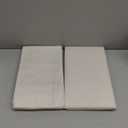 100% Blackout Shield Linen Blackout Curtains for Bedroom 96 Inches Long, Back Tab/Rod Pocket Living Room Drapes, Thermal Insulated Blackout Curtains 2 Panels Set, 50" W x 96" L,Cream