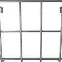 Hay Feeder Goat, 20 Gallon Multiple Sided Goat Hay Rack, Heavy Duty Iron Wall Hay Rack for Sheep, Horses, Effortless Installation in Farm, Yield (Silver)