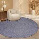Waterproof Rug Pad Round 1/4Thick Waterproof Non-Slip Rug Pad,Pad for Hardwood Floors,Rug Pads for All Floors and Finishes, Keeps Carpets in Place Soft and Safe（5FT）