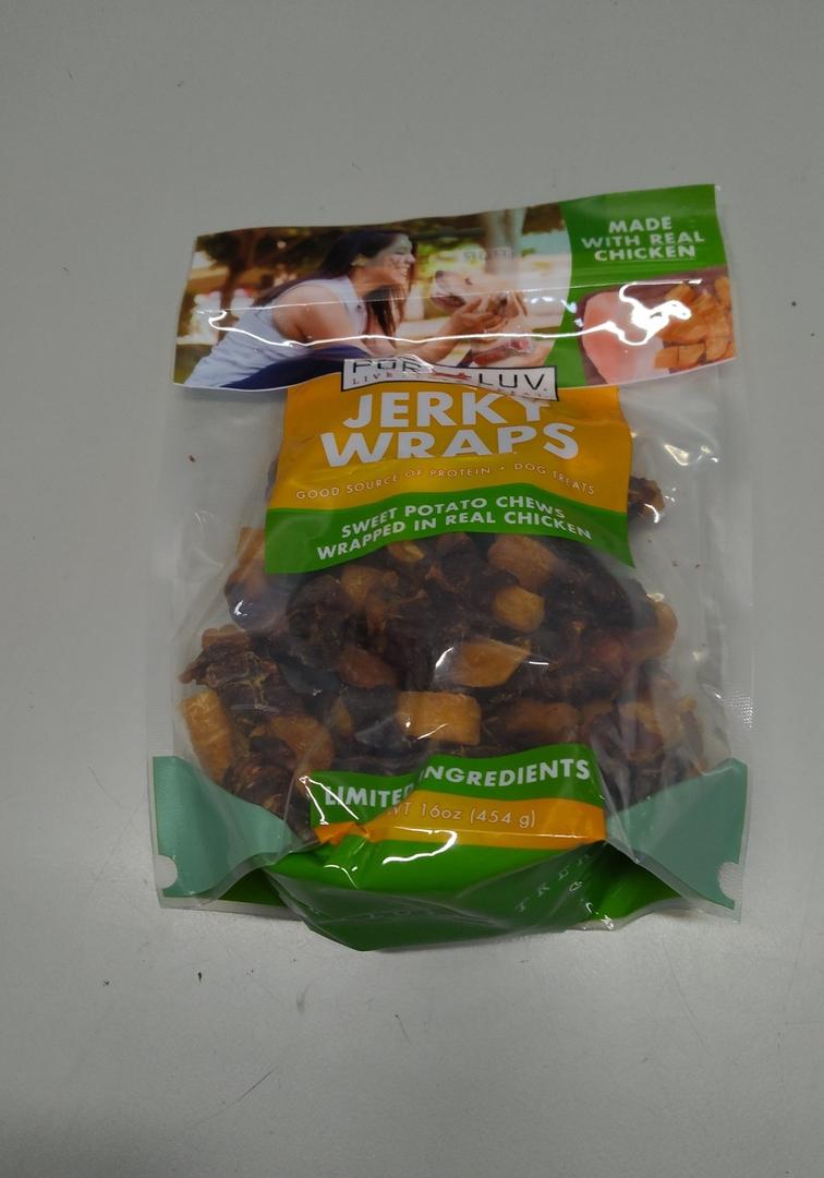 Pur Luv Chicken Wrapped Sweet Potato Dog Treats, Rawhide Free Jerky Wraps, Made with Real Chicken, 16 Oz, Healthy, Easily Digestible, Long Lasting, High Protein Treat, Satisfies Dog's Urge to Chew : Pet Supplies