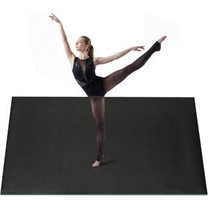 Marley Dance Floor 6.6’ x 3.9’ – Roll-Out Dance Floor Mat for Home Studio, Ballet Floor for Barre, Tap, Jazz – Anti-Slip PVC Dance Flooring for Practice