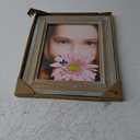 Lawrence Frames 8x10 Weathered Wood with Verdigris Wash Picture Frame, Brown