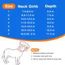 Breathable Mesh Dog Cone Collar with Soft Liner for Surgery, Elizabethan Recovery Alternative to Stop Licking,Pet Neck Collar for Large Medium Small Breeds(White,5)