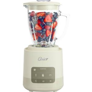 Oster Vortex Glass Blender, Reversible Steel Blades, 800 Watt, Oatmilk