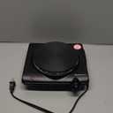 Elite Gourmet Countertop Electric Burner, 1000W Cast Iron Hot Plate, 7 Heat Settings, Portable Cooktop for RV, Dorm, Office & Small Kitchens, Road-Ready & Compact