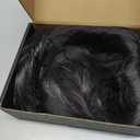 Black Bob Wig With Bangs 12 Inch Short Bob wig for Women Short Bob Wigs Synthetic Fiber Bob Wigs and Halloween Cosplay Wig for Daily Life Colorful Wigs With One Cap (Nature Black) (Natural Balck)