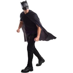 Rubies Men's Batman V Superman: Dawn of Justice Batman Cape With Mask Adult Sized Costume for Themed Parties and Halloween, As Shown, One Size US