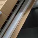 33-38 Inch Wide Baby Gates for Stairs & Doorways - Pressure Mounted Metal Gates for Toddlers & Pets (White, 86-98CM)