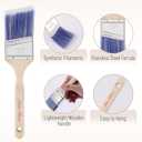 Bates- Paint Roller Kit, 19 pcs, Roller Set with Microfiber Sleeves & Frame, Tray, Angled Brush & Foam Brush, Paint Scrapers and More for Walls, Cabinets, Interior, Exterior, House Painting Supplies