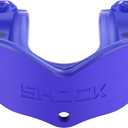 Shock Doctor Mouth Guard Sports, Hockey, Lacrosse, Baseball, Wrestling Moutguard, Gel Max Heavy Duty Protection & Custom Fit, Football Mouth Guard with Strap, Adult & Youth Mouthguard (Blueraspberry)