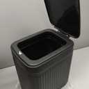 Dog Poop Trash Can Outside, 2.7Gal Dog Waste Trash Can with Lid, Foot Pedal, Dog Waste Container with 20 Bags, Pet Poop Bucket with Soft Close for Backyard Odor Control, Black