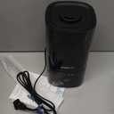 ROSEKM Humidifiers for Bedroom (1.1L), Small Cool Mist Humidifier for Home Plant and Baby Nursery, Quiet Ultrasonic Humidifier with 360 Nozzle, Auto Shut-Off, Filterless, Black