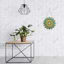 SOURMO Diamond Art Painting Hanging Kit, DIY Diamond Gem Painting Pendant, Acrylic Board Mandala Floral Wall Art