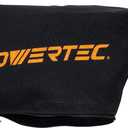 POWERTEC Miter Saw Dust Collector Bag for 7-1/4", 8-1/2" Miter Saw, Fits Nominal 1-1/2" Dust Ports, Hook and Loop Dust Bag w/Zipper, Wired Adjustable Stand Miter Saw Accessories (75081)