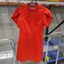 SIERRA DAN ELEGANT MINI DRESS WITH BACK CUTOUT AND BOW - RED , XL