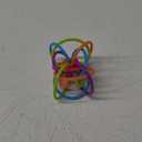 Manhattan Toy Winkel Rattle & Sensory Teether Toy, Blue/Green/Orange, 5 Inch x 4 Inch x 3.5 Inch