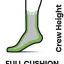 Smartwool Unisex Hike Classic Edition Full Cushion 2nd Cut Crew Socks (Large, Deep Navy)