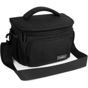 Cwatcun Small Camera Sling Bag Crossbody Camera Shoulder Case, Waterproof Travel Photography Messenger Bag for Canon, Nikon, Sony, Fuji DSLR/SLR/Mirrorless Cameras, Lens and Accessories