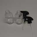 2-Pack Leakproof Spray Bottles (300ml/10oz) - Adjustable Nozzle for Fine Mist & Jet Stream | Premium Refillable Plastic Bottles for Hair Styling, Plant Misting, Cleaning Solutions (Clear)