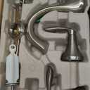 Moen Eva Brushed Nickel Two-Handle High-Arc Widespread Bathroom Faucet, Bathroom Faucets for Sink 3 Hole Setup with Drain Trim, (Valve Required), T6420BN