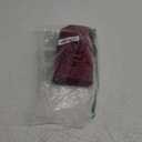 MakeMeChic Women's Satin Evening Bag 3D Flower Flap Wedding Clutch Bag Vintage Handbags (Burgundy)