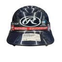 Used Rawlings RCFTB Batting Helmet No Mask Navy Blue |  Fit Size: 6.5" - 7.5"