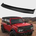 Bronco Hood Deflector for 2021-2026 Ford Bronco 2-Door & 4-Door, Matte Black ABS Bug Shield, No-Drill 3M Tape, Low-Profile Hood Deflector Against Bugs & Road Debris, Not for Bronco Sport