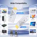 Wireless HDMI Transmitter and Receiver 328FT/100M,4K Decode 1080P Output Wireless HDMI Extender,2.4G/5G Plug&Play Portable Wireless,for Streaming Video and Audio to Monitor from Laptop/TV Box