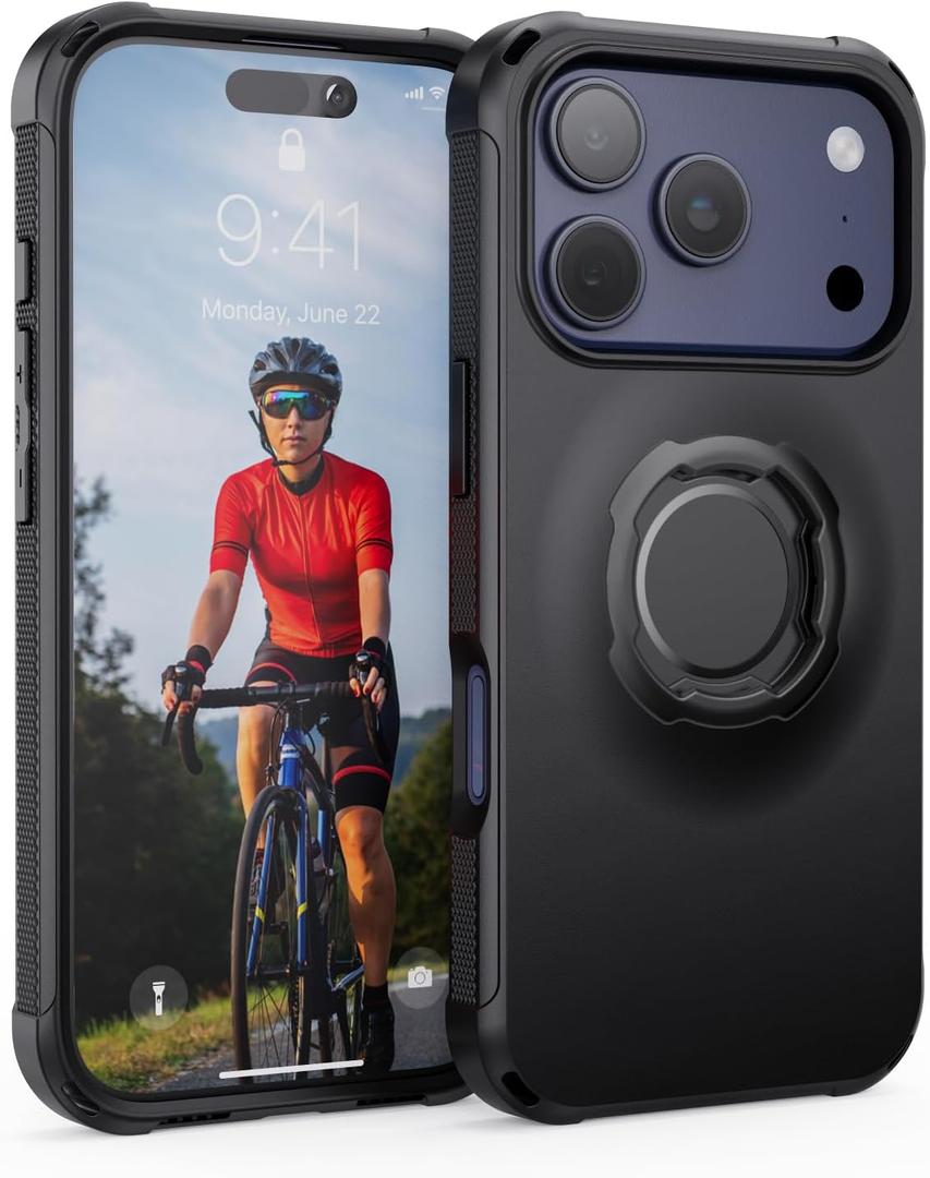 Lock Protective Case for iPhone (iPhone 17 Pro) Black