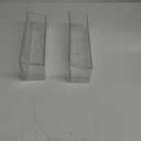 2 Pack Spice Rack, Spice Organization for Cabinet, Storage Organizer Bins, Clear Plastic Seasoning Jars Rack Condiment Bottles Shelf Makeup Organizer for Kitchen Cabinet Doors Pantry RV Organization