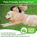 XLX TURF Large Artificial Grass Pad for Dogs Potty, Extra Soft Thick Turf for Indoor Outdoor Patio Balcony, 4 FT X 6 FT