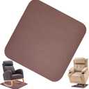 Recliner Pads for Hardwood Floors, Under Recliner Mat Floor Protectors Furniture Pads to Keep Furniture from Sliding Swivel Chairs Recliner mats for Hardwood Floors Non Slip Furniture Pads (Sq-Brown-30 "x30")
