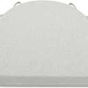 Shinnwa Kitchen Chair Cushions, Non-Slip Dining Chair Cushions with Ties and Machine Washable Cover, 17 x 16.5 x 2in, Off White