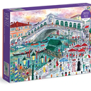 Galison Michael Storrings Venice 1500 Piece Puzzle from Galison  Challenging 1500 Piece Jigsaw Puzzle, Featuring Stunning Illustrations of Venice, Thick and Sturdy Pieces, Idea