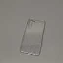 Speck Products Presidio Perfect Glitter Case Fits Samsung Galaxy S23+, Clear with Platinum Glitter