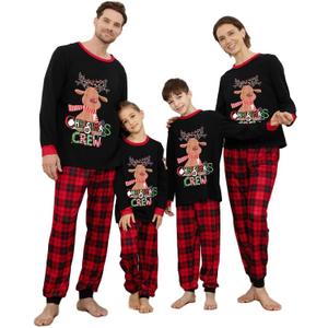Family Christmas Pajamas Matching Sets Holiday Pjs Sleepwear Cousins Crew Outfits For Women Men Adults Couples (Small, 20-red Reindeer)