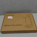 Suchek Garden Hose Holder, Upgraded 4 Spikes Water Hose Holder, Heavy Duty Hose Stand Holds 150ft Hose, Freestanding Hose Hanger, Hose Storage Organizer for Outside Yard Lawn (Black)