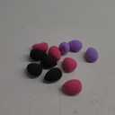Latex-Free Makeup Sponges, 11 Piece Set, Black Pink Purple Beauty Blenders