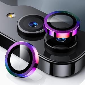 WSKEN for Z Flip 7 Camera Lens Protector Case Cover  Ultra HD AntiReflective Tempered Metal Glass Anti Scratch Rear Camera Screen Protector Film for Samsung Galaxy Z Flip 7 5G Accessories,Colorful