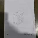 IKENO Solid Wood Nightstand with 3 Drawers and Power Outlet, Tall Bedside Cabinet 16.8" D x 27.6" W x 26.8" H, Single Unit for Bedroom, White