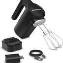 KitchenAid Go Cordless Hand Mixer - battery included, KHMR762, Black Matte