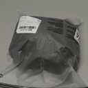 OYOANGLE Women's Off the Shoulder Sheer Nightgowns Bow Short Puff Sleeve Maxi Nightdress Sleepwear (Medium, Black)