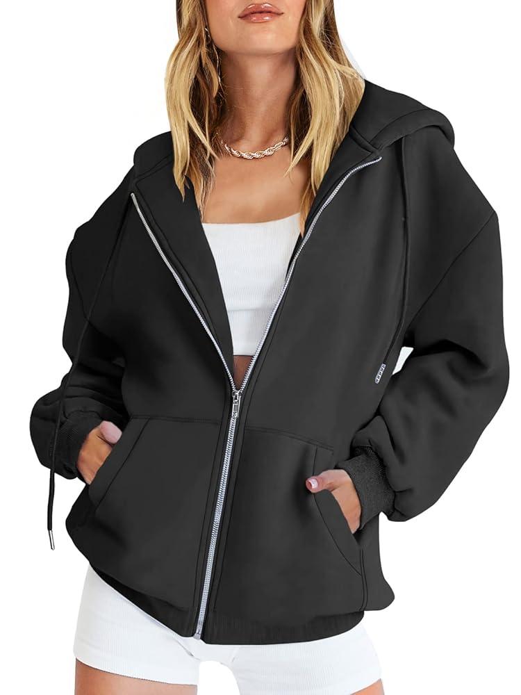 Anrabess Black Hoodie S
