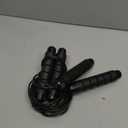 Jump Rope, Tangle-Free Rapid Speed Jumping Rope Cable with Ball Bearings for Women, Men, and Kids, Adjustable Steel Jump Rope with Foam Handles for Home Gym Exercise Fitness Workout Equipment & Slim Body (Black+Black)