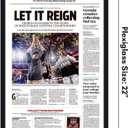 Americanflat 11x22 Newspaper Frame with Polished Plexiglass - Display for Assorted Media Articles - Streamline Collection - Thin Border Picture Frame for Wall Display - Black