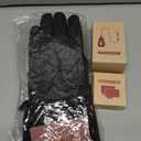 JS LifeStyle Heated Gloves for Men Women HG02,7.4V 3000mAh Rechargeable Battery Soft with Touch Screen and Light-Off Design for Winter Driving Cycling Motorcycle, Size Large
