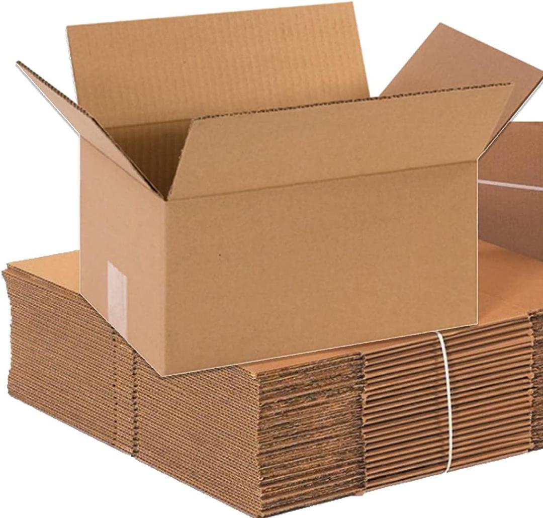 BOX USA Shipping Boxes Medium 12"L x 8"W x 6"H 25-Pack - Corrugated Cardboard Box for Moving, Mailing, Packing, Packaging and Storage
