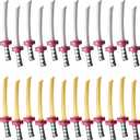 24 Pack Inflatable Ninja Swords Inflatable Sword Samurai Katana Blow Up Swords for Girls Boys Birthday Theme Ninja Party Favors