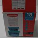 Rubbermaid Easy Find Lids System, Containers and Lids, Limited Edition Color, 18 Pieces (9 containers and 9 lids)'